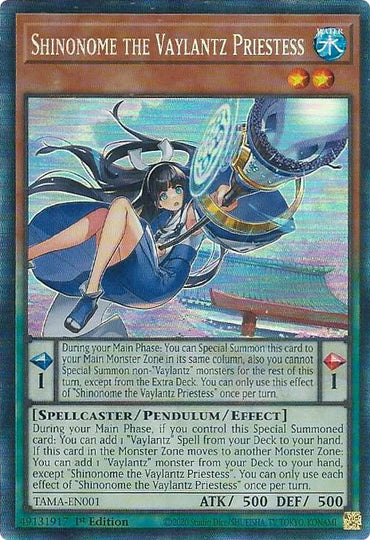 Shinonome the Vaylantz Priestess [TAMA-EN001] Collector's Rare 