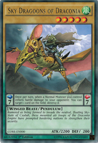 Sky Dragoons of Draconia [CORE-EN000] Rare 