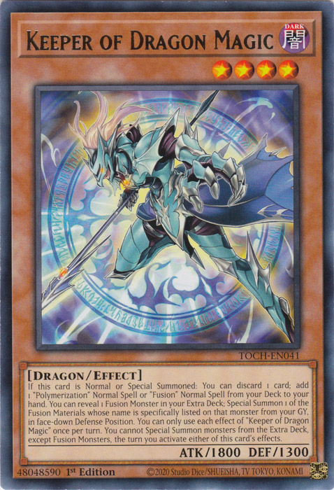 Keeper of Dragon Magic [TOCH-EN041] Rare 
