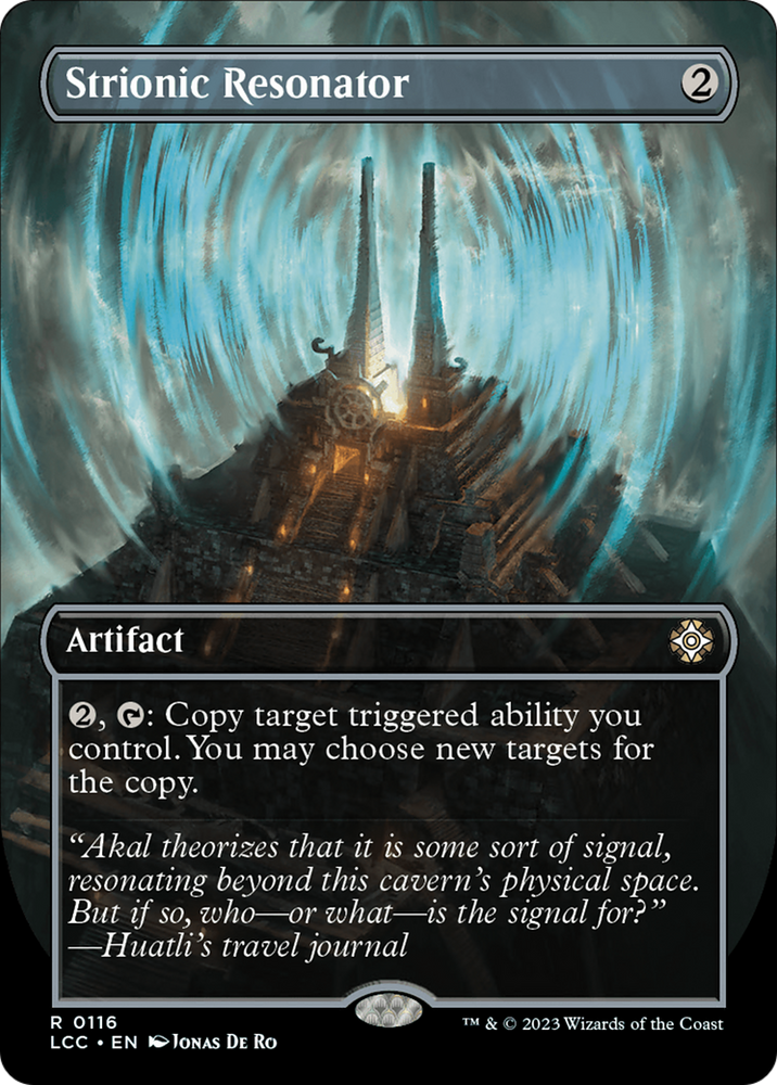 Strionic Resonator (Borderless) [The Lost Caverns of Ixalan Commander] 