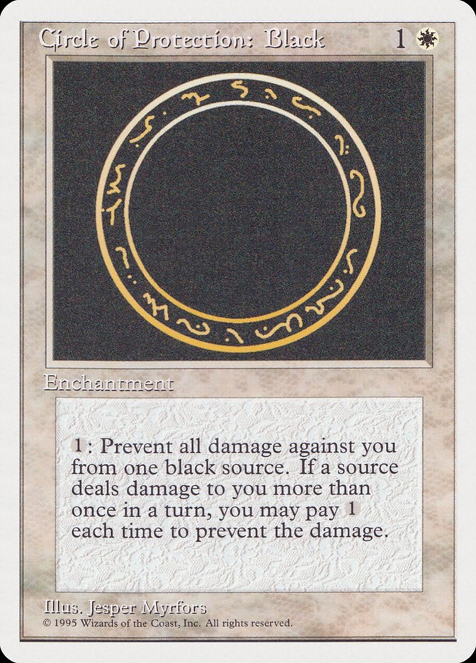 Circle of Protection: Black [Rivals Quick Start Set] 