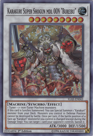 Karakuri Super Shogun mdl 00N "Bureibu" [IGAS-EN043] Super Rare 