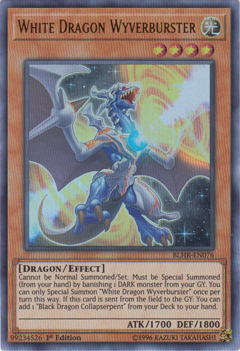 White Dragon Wyverburster [BLHR-EN076] Ultra Rare 