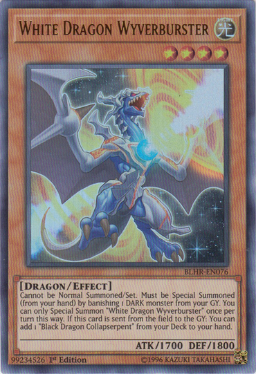 White Dragon Wyverburster [BLHR-EN076] Ultra Rare 