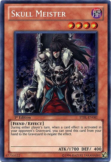 Skull Meister [STBL-EN081] Secret Rare 