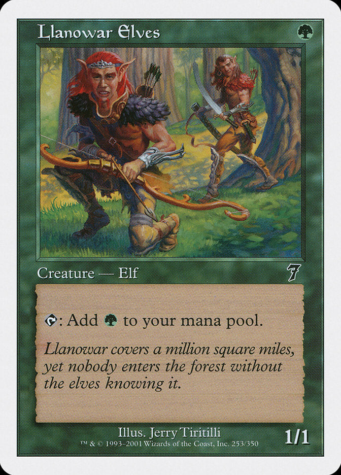 Llanowar Elves [Seventh Edition] 