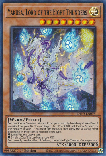 Yakusa, Lord of the Eight Thunders [DIFO-EN095] Super Rare 