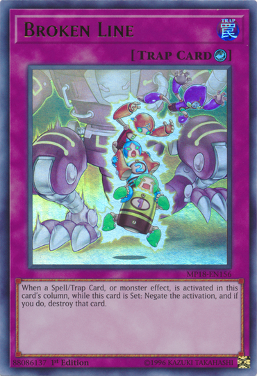 Broken Line [MP18-EN156] Ultra Rare 