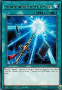 Sacred Sword of Seven Stars [MAGO-EN150] Rare 