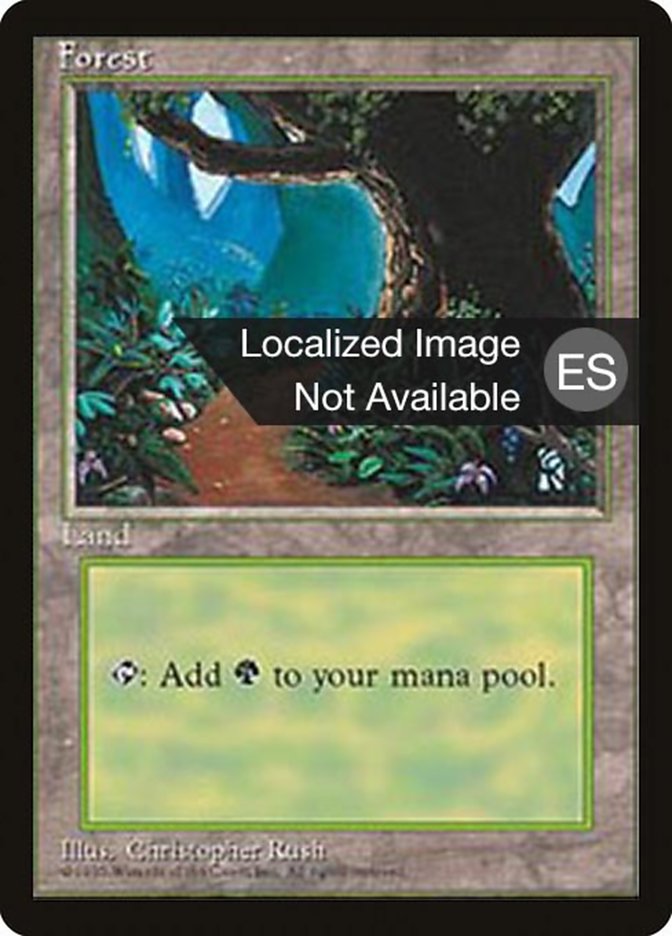 Forest (B) [Fourth Edition (Foreign Black Border)] 