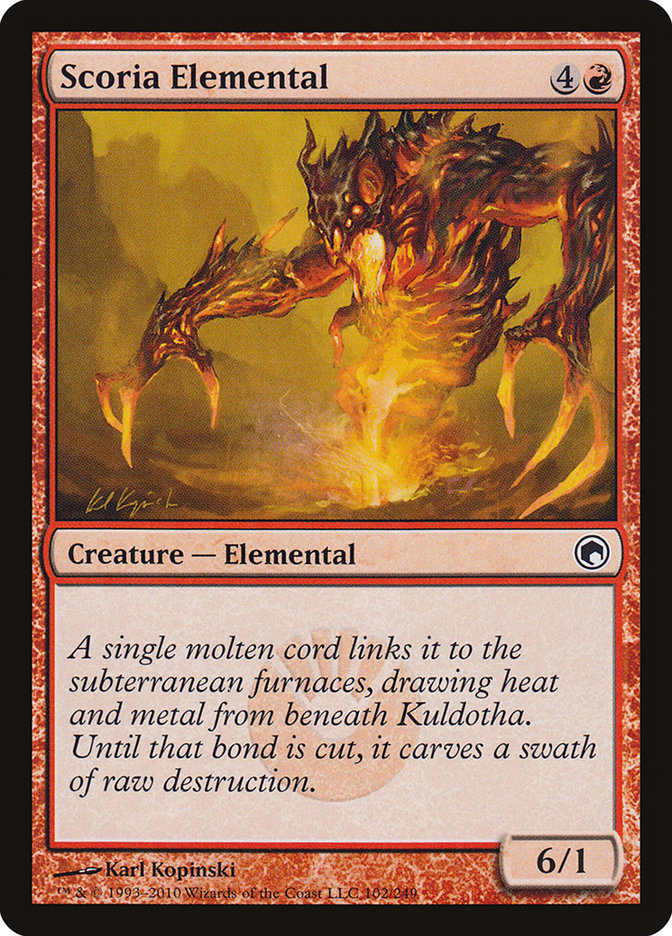 Elemental Slag [Scars of Mirrodin] 