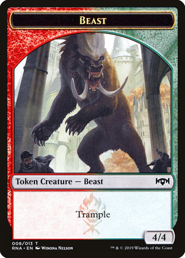 Beast Token [Ravnica Allegiance Tokens] 