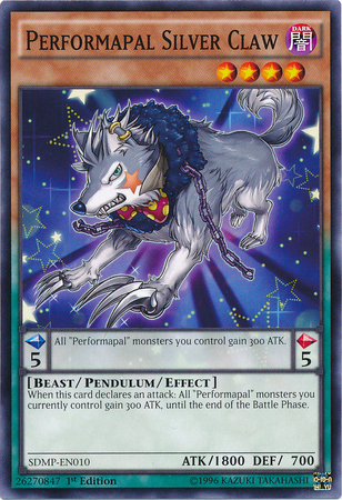Performapal Silver Claw [SDMP-EN010] Common 