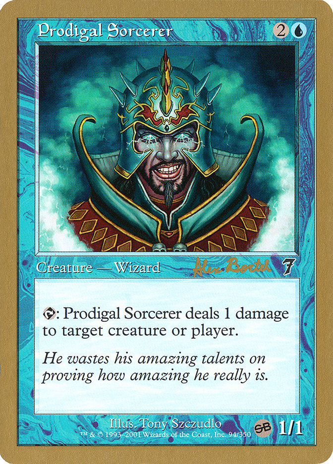 Prodigal Sorcerer (Alex Borteh) (SB) [World Championship Decks 2001] 