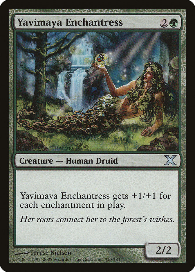 Yavimaya Enchantress [Tenth Edition] 