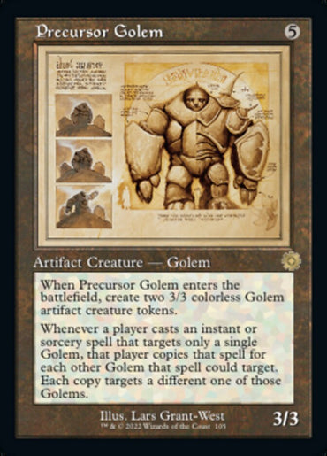 Precursor Golem (Retro Schematic) [The Brothers' War Retro Artifacts] 