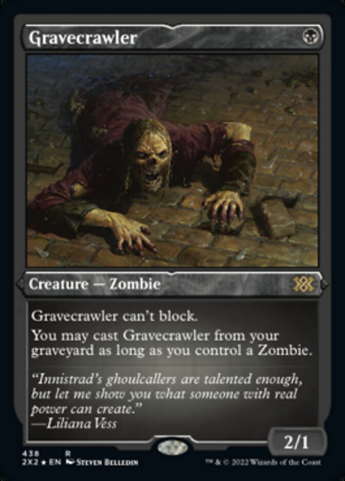 Gravecrawler (Foil Etched) [Double Masters 2022] 