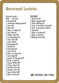 1996 Bertrand Ltree Decklist Card [World Championship Decks] 