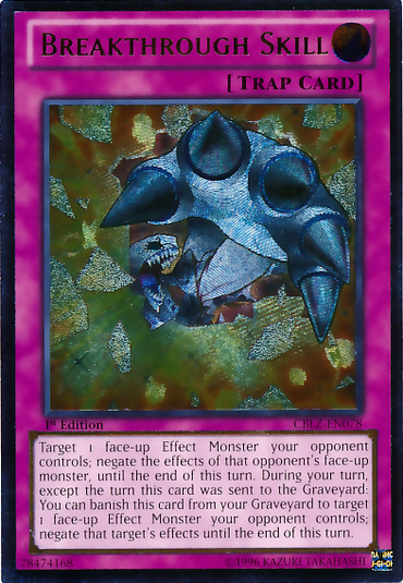 Breakthrough Skill [CBLZ-EN078] Ultimate Rare 