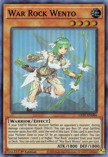 War Rock Wento [LIOV-EN086] Super Rare 