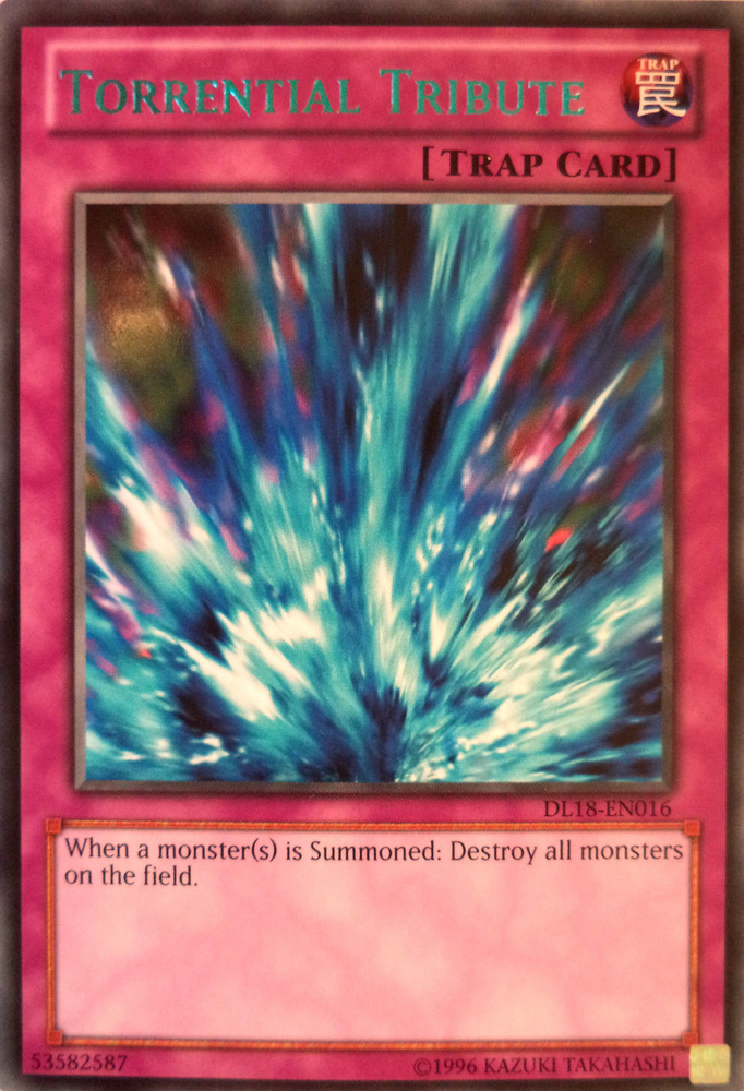 Torrential Tribute (Blue) [DL18-EN016] Rare 