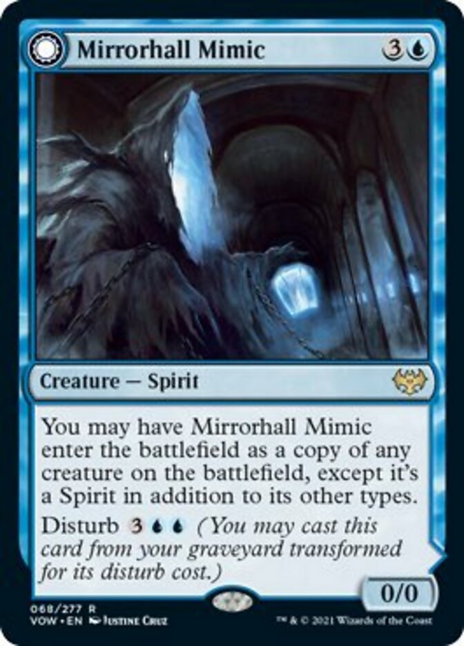 Mirrorhall Mimic // Ghastly Mimicry [Innistrad: Crimson Vow] 