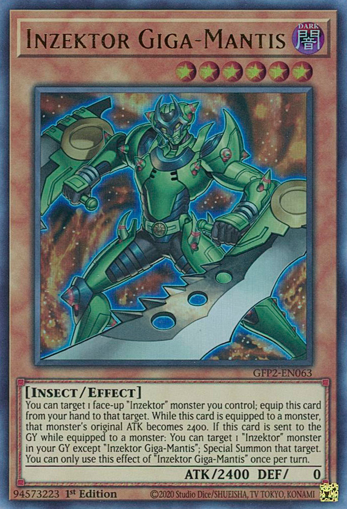 Inzektor Giga-Mantis [GFP2-EN063] Ultra Rare 