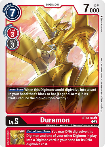 Duramon [ST13-04] [Starter Deck: Ragnaloardmon] 