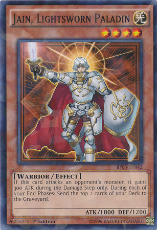 Jain, Lightsworn Paladin [BP03-EN042] Shatterfoil Rare 