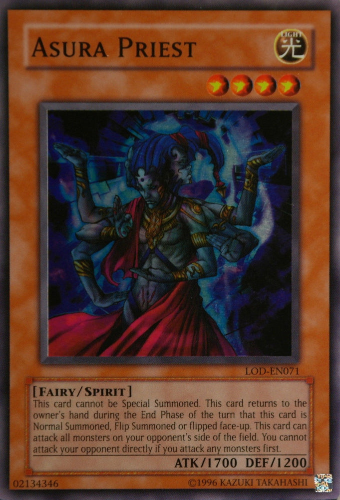 Asura Priest [LOD-EN071] Super Rare 