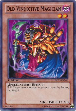 Old Vindictive Magician [BP01-EN060] Common 