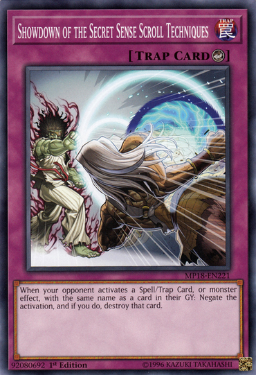 Showdown of the Secret Sense Scroll Techniques [MP18-EN221] Common 