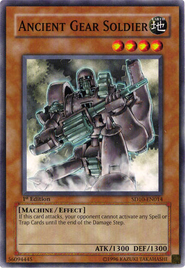 Ancient Gear Soldier [SD10-EN014] Common 
