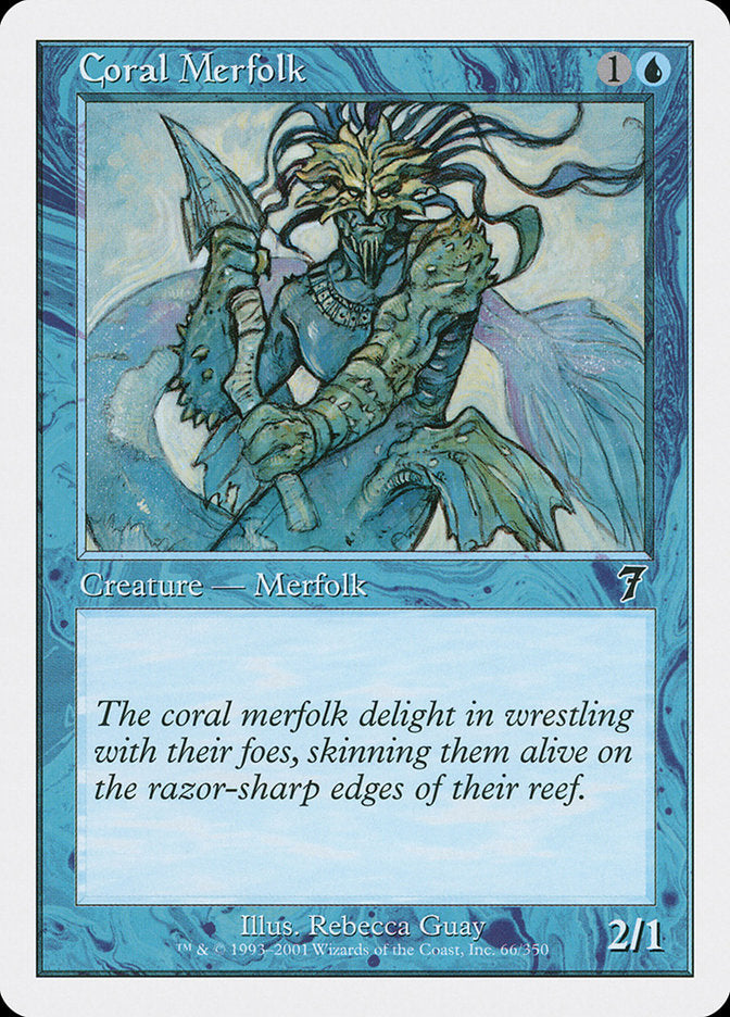 Coral Merfolk [Seventh Edition] 