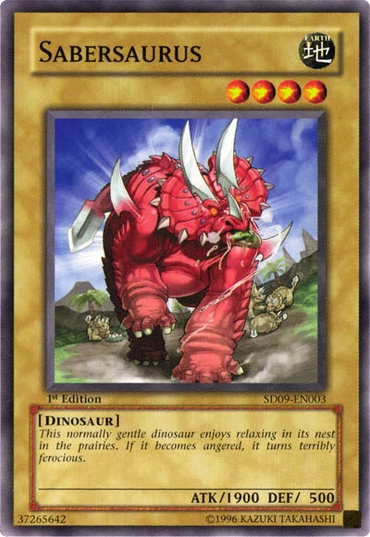Sabersaurus [SD09-EN003] Common 