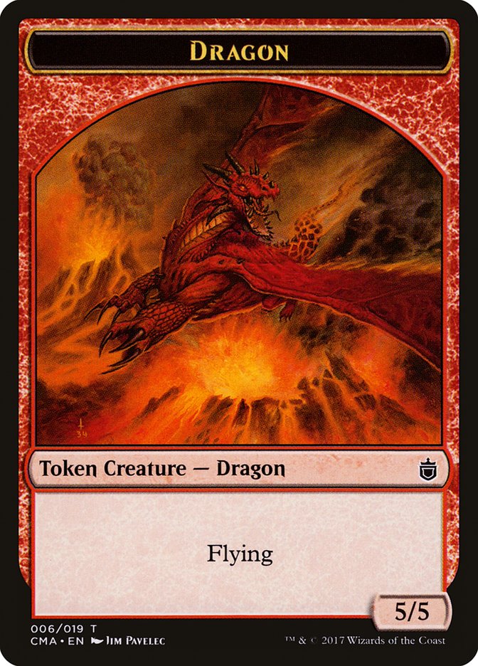 Dragon Token [Commander Anthology Tokens] 