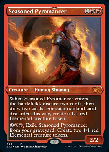 Seasoned Pyromancer (Foil Etched) [Double Masters 2022] 