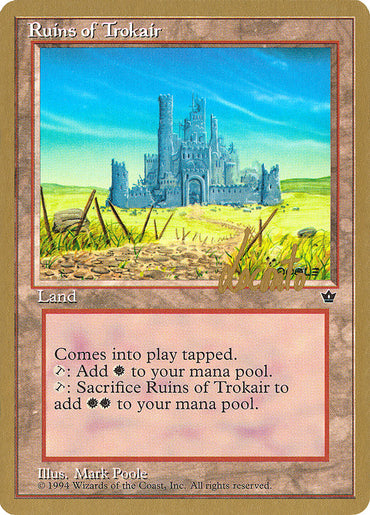 Ruins of Trokair (Michael Loconto) [Pro Tour Collector Set] 