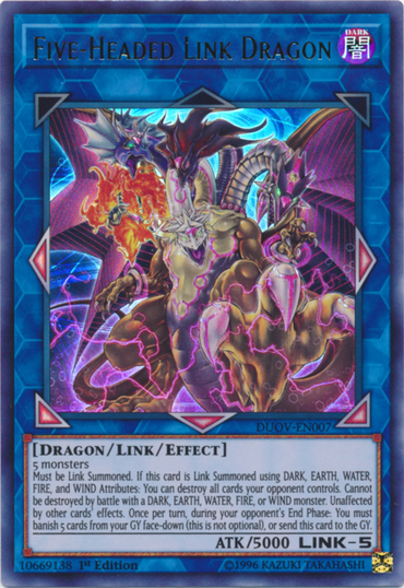 Five-Headed Link Dragon [DUOV-EN007] Ultra Rare 
