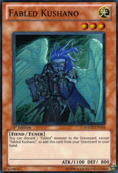 Fabled Kushano [HA02-EN034] Super Rare 