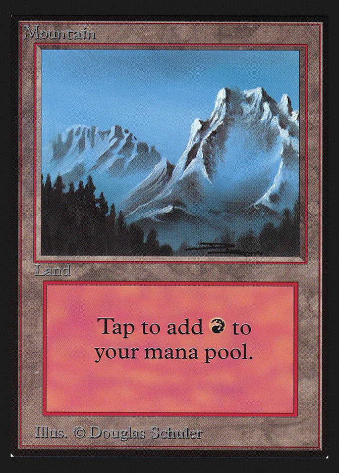 Mountain (Snow Top / Highest Point on Right) [International Collectors' Edition] 