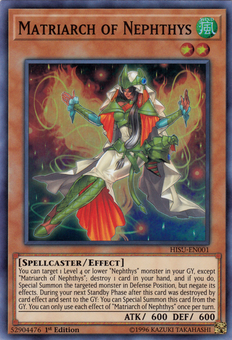 Matriarch of Nephthys [HISU-EN001] Super Rare 