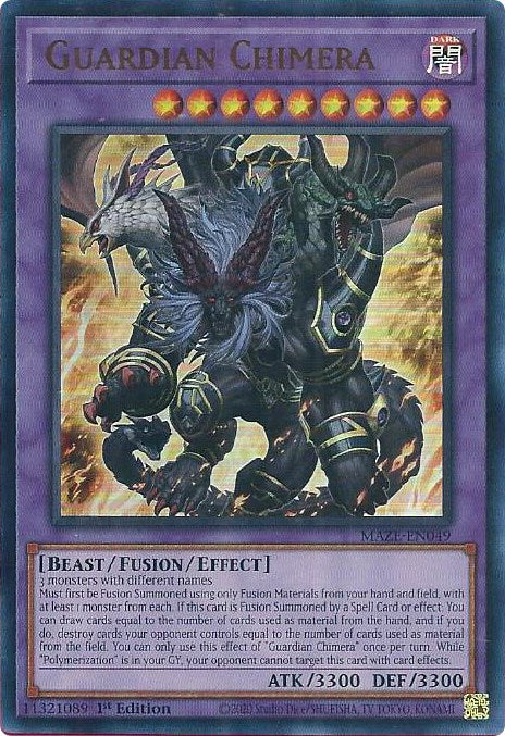 Guardian Chimera [MAZE-EN049] Ultra Rare 