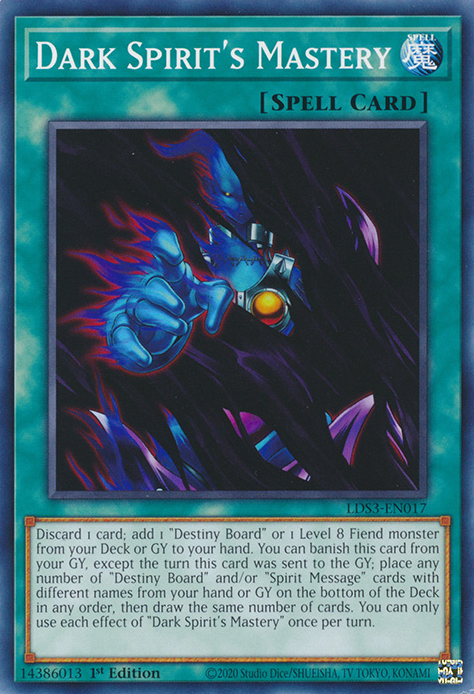 Dark Spirit's Mastery [LDS3-EN017] Common 