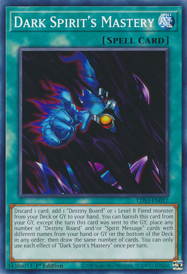 Dark Spirit's Mastery [LDS3-EN017] Common 