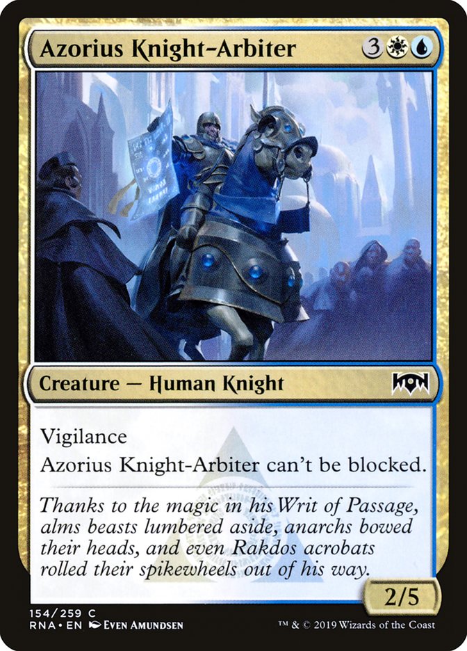 Azorius Knight-Arbiter [Ravnica Allegiance] 