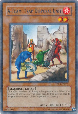 A-Team: Trap Disposal Unit [DR3-EN093] Rare 