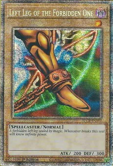 Left Leg of the Forbidden One [BLCR-EN103] Starlight Rare 