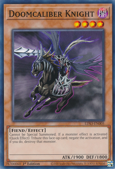Doomcaliber Knight [LDS3-EN005] Common 