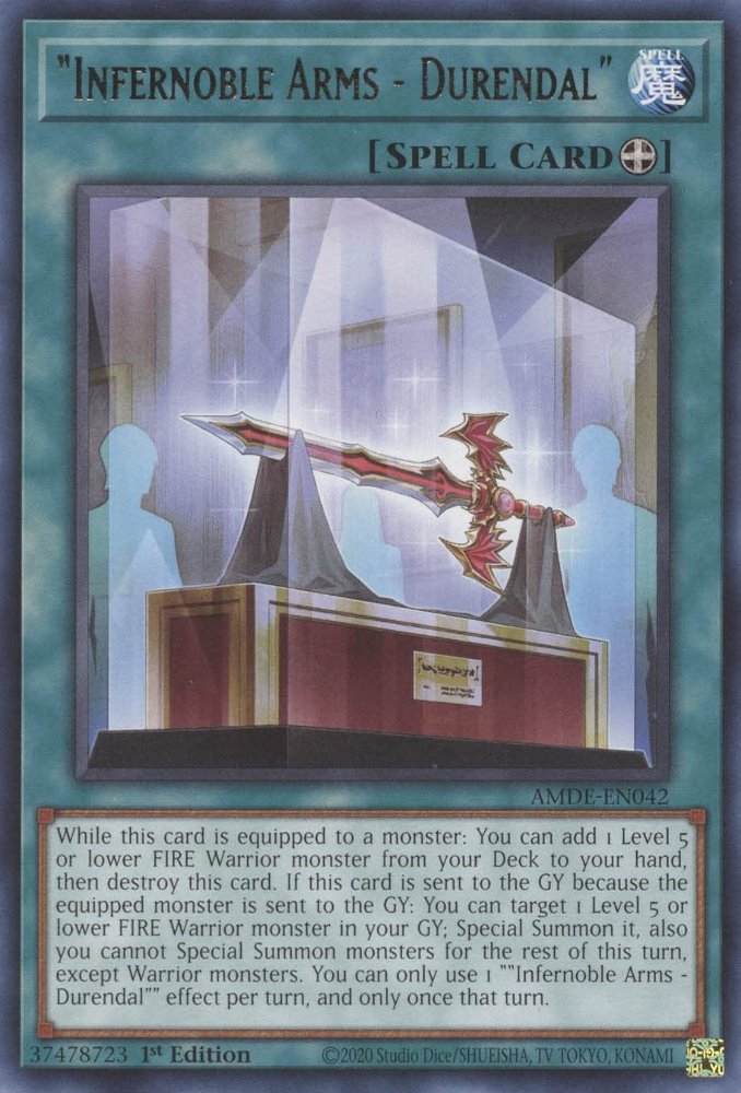 "Infernoble Arms - Durendal" [AMDE-EN042] Rare 